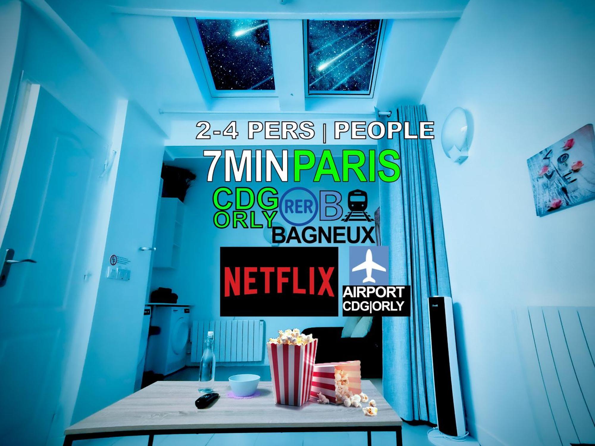 Bagneux Paris Rer B Confort Netflix Cachan Exterior foto